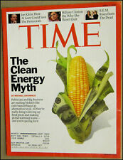 4/7/2008 Time Magazine Clean Energy Myth Global Warming Hillary Clinton R.E.M. picture