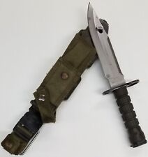 Authentic BUCK M9 PHROBIS III Military Fixed Blade/Saw Tooth & Sheath Good Used picture