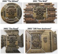 The Best of All (4) Harley Davidson Open House Pin Sets 2000, 2001, 2002, & 2003 picture