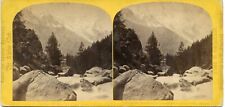William England Alpine Club: Mt. Blanc, Savoy 1870s Stereoview C295 picture
