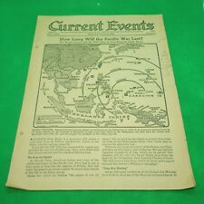Oct 1944 How long will the Pacific war last?  WW2 era Current Events paper Fc1 picture
