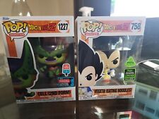 Funko Pop DBZ Pack Cell 1227 Nycc + Vegeta 758 Eccc picture