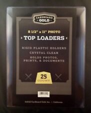 300 Rigid 8.5X11 Clear Top Load Holder Protector Photo Menu Top Loader 8.5 X 11 picture
