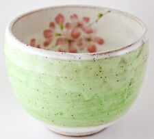 Japan Tea Ceremony Matcha Chawan Tea Bowl Sakura Pink Spring Green Mino ware picture