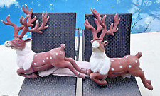 Paper Mache Christmas Reindeer Dept 56 Store Display/Prop BIG VTG MCM 1975 picture