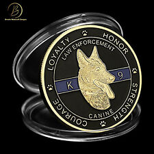Police or Military Canine K9 Law Enforcement Challenge Coin picture