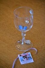 President Ronald Reagan Estate OWNED Wine Glass Pained with Verified Provenance  picture