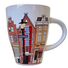 Amsterdam Mug Capital of Holland Red Light District Coffeeshop Leaf Tulips+ READ picture