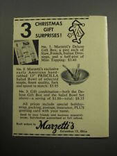 1957 Marzetti's Deluxe Gift Box and Priscilla Salad Bowl Advertisement picture