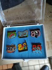 Hersheypark Hershey Park PA 80th Anniversary Pin Lot Set of 6 picture