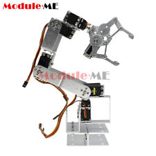 6DOF Mechanical Robotic Arm Clamp Claw Mount Aluminium Robot Kit Set For Arduino picture