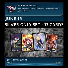 JUNE 15 TOPPS NOW-SILVER ONLY SET-13 CARDS-TOPPS MARVEL COLLECT DIGITAL picture