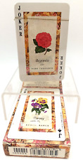 Vtg 1997 Sealed Language of Flowers New Playing Cards U.S. Games Systems picture