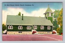 Canadensis PA-Pennsylvania, St Ann's Catholic Church Vintage Souvenir Postcard picture