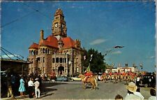 Decatur TX-Texas, Court House And Public Square, Vintage Postcard picture