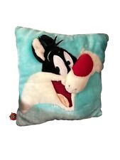 13” Warner Brothers 2000 Sylvester Throw Pillow  Vintage Looney Times picture