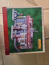 Lemax V8 Service Plaza Christmas Holiday Village Gas Station Light Up #95481 picture