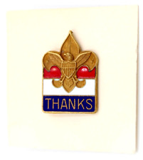 Vintage Volunteer Thanks Gift Hat Lapel Pin Boy Scouts BSA picture