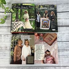 Vintage Martha Pullen 4pc Book Bundle Heirloom French Sewing Vests Embroidery picture