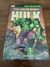 INCREDIBLE HULK Epic Collection VOL 3 THE LEADER LIVES TPB OOP RARE Damaged HTF picture