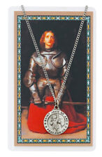 St. Joan of Arc Medal Necklace with Laminated Prayer Card picture