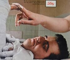 DARVON vintage 1970 Lilly propoxyphene emergency room poster board advertisement picture