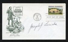 Joseph J. Lesicka d1990 signed autograph auto First Day Cover WWII ACE USAAF picture