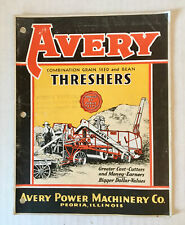 1930 Avery Farm Equipment Grain Seed Bean Thresher Machine Catalog Agriculture picture