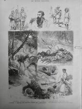 1882 Explorer Joseph Martin + Free Delivery Oriental Yakourte 1 Journal Antique picture