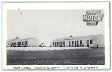 c1940's Port Motel Exterior Roadside Milwaukee Wisconsin WI Unposted Postcard picture