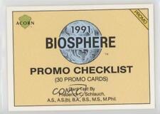 1991 Acorn Biosphere Promo Set Checklist Promo 0kb5 picture