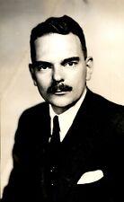 GA131 Original Photo THOMAS DEWEY New York Politician Handsome Mustache Portrait picture