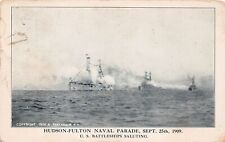 New York City NY Hudson Fulton Naval Parade 1909 Navy Military Vtg Postcard C16 picture