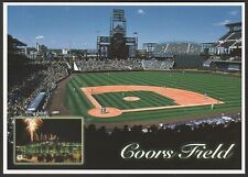 Tough to Find Colorado Rockies Coors Field Baseball Stadium Postcard picture