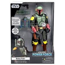 Disney Star Wars Boba Fett Talking Action Figure Power Force New with Box V-I picture