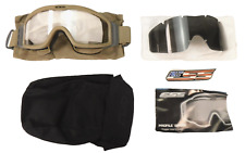 ESS Industrial US Goggles Profile NVG Terrain Tan Tactical Smoke Gray Clear APEL picture