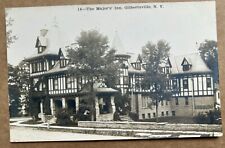 The Major's' Inn, Gilbertsville, N. Y. AZO 1905-1909. Real Photo Postcard. RPPC picture