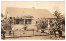RPPC Florida Cottage House Palms Postcard Classic Americana Scene picture