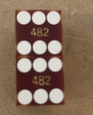 Frontier  Casino Hotel Used Dice Craps Numbered 482 picture