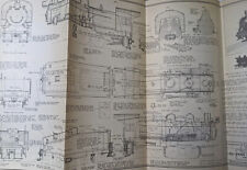 Vintage 1930’s-40’s Cleveland Switching Locomotive Blueprints picture