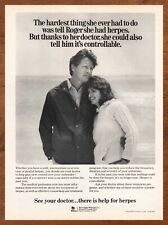 1986 Burroughs Wellcome Vintage Print Ad/Poster Retro 80s Medical Pop Art Décor  picture