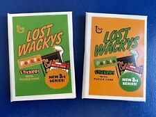 2011 LOST WACKY PACKAGES 3rd Series Complete Set Sealed in Two Packs REGULAR picture