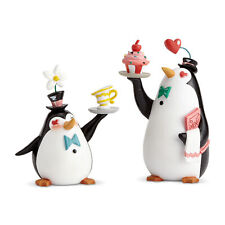 Enesco World of Miss Mindy Mary Poppins Penguin Waiters Figurine Set 4.72 Inch picture