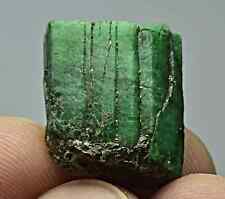 23 Carat Unique Natural Green Colour Emerald Crystal Combined With Pyrite picture