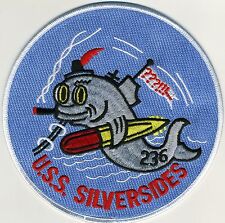 USS Silversides SS 236 Large 6 inch Repro of OriginalDesign BC Patch Cat No B196 picture