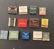 Vintage 13 matchbooks New York City High End Hotels picture