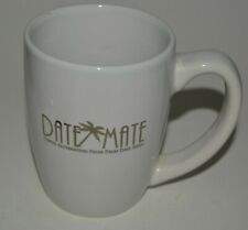 Nice DATE MATE Coffee Alternative Palm Dates Ceramic High End Coffee Mug MINTY picture