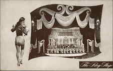 New York City NYC NY Roxy Theatre Stage Showgirls Risque Vintage Postcard picture