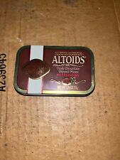 VTG Rare Altoids Chocolate Dipped Mints Embossed Metal Candy Tin Discontinued picture