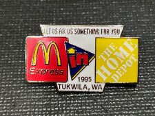 McDonald's Restaurants & Fast Food ~~ McDonald & Home Depot Partnership Pin ~ a picture